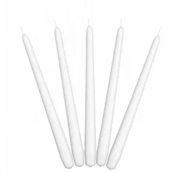 Badaboum Bougie Chandelier Mariage Blanc X 10 Pi Ces New