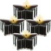 Badaboum Bougie Chauffe Plat Forme Papillon Noir X 4 Pi Ces Discount