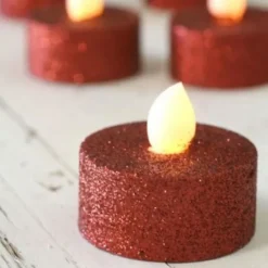 Badaboum Bougie Chauffe Plat Led Paillet X 3 Pi Ces Discount