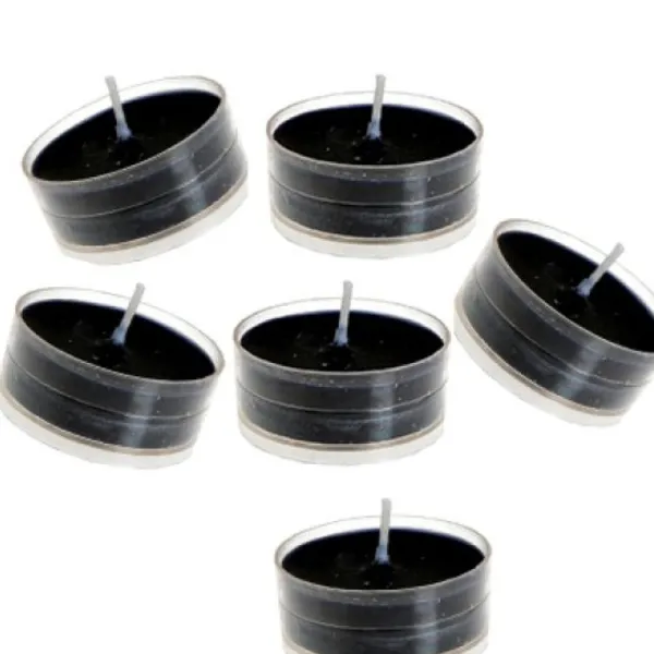 Badaboum Bougie Chauffe Plat Noire X 4 Pi Ces Discount