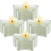 Badaboum Bougie Chauffe Plat Papillon Blanc X 4 Pi Ces Clearance