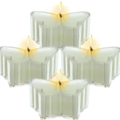 Badaboum Bougie Chauffe Plat Papillon Blanc X 4 Pi Ces Clearance