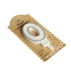 Sale Bougie Chiffre Anniversaire Paillet 0 Theme Joyeux Anniversaire