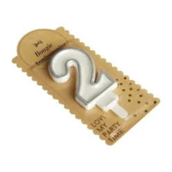 Outlet Bougie Chiffre Anniversaire Paillet 2 Theme Joyeux Anniversaire