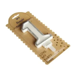 New Bougie Chiffre Anniversaire Paillet 1 Theme Joyeux Anniversaire