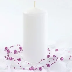 Badaboum Bougie Cylindrique Blanche 12Cm X 6 Pi Ces Best