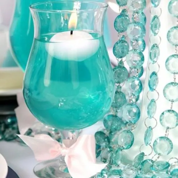 Badaboum Bougie Flottante Or X 50 Pi Ces