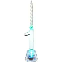 Sale Bougie Led Anniversaire Chiffre 1 Theme Joyeux Anniversaire