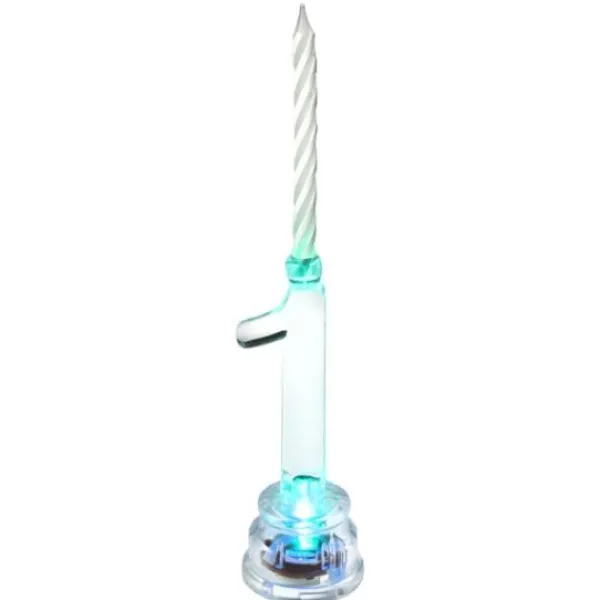 Sale Bougie Led Anniversaire Chiffre 1 Theme Joyeux Anniversaire