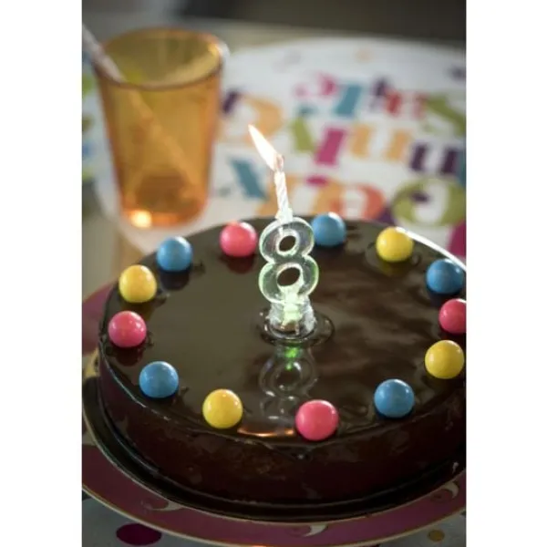 Outlet Bougie Led Anniversaire Chiffre 7 Theme Joyeux Anniversaire