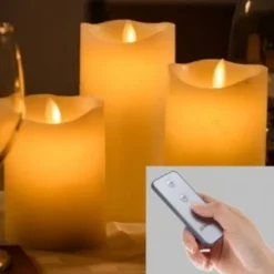 Badaboum Bougie Led Mariage Avec T L Commande X 6 Pi Ces Outlet