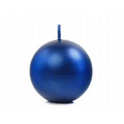 Badaboum Bougie Mariage Boule Bleu Marine 6Cm X 10 Pi Ces Hot