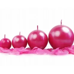 Badaboum Bougie Mariage Boule Fuchsia 6Cm