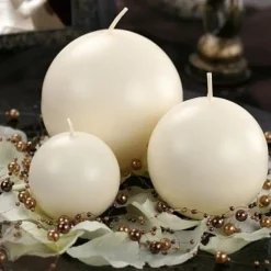 Badaboum Bougie Mariage Boule Ivoire 6Cm Clearance