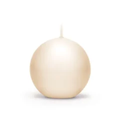 Badaboum Bougie Mariage Boule Ivoire 6Cm Clearance
