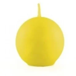 Badaboum Bougie Mariage Boule Jaune 6Cm Sale
