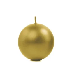 Badaboum Bougie Mariage Boule Or 6Cm X 10 Pi Ces Sale