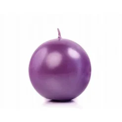 Badaboum Bougie Mariage Boule Violet 6Cm X 10 Pi Ces Best