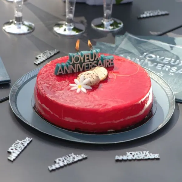 Sale Bougie Originale Joyeux Anniversaire Bleu Canard 8X7 Cm Theme Joyeux Anniversaire