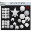 Badaboum Boule De Noel Assorties Blanc Et Argent X 34 Pi Ces Clearance