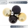 Badaboum Boule De Noel Assorties Noir Et Or X 40 Pi Ces Sale