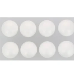 Badaboum Boule De Noel Blanche 6 Cm X 8 Pi Ces Hot