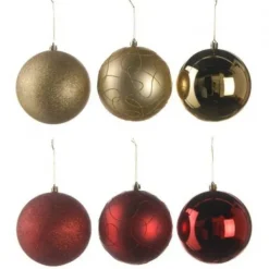Badaboum Boule De Noel Déco 12 Cm X 3 Pi Ces Clearance
