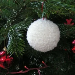 Badaboum Boule De Noel En Neige Paillet 6Cm X 6 Pi Ces Discount