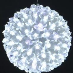 Badaboum Boule De Noel Lumineuse 100 Led Blanche Best