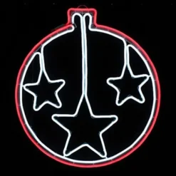 Badaboum Boule De Noel Lumineuse G Ante Avec 3 Toiles Clearance