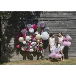 Best Boule En Papier Accord On Noir 20Cm Theme Cinema