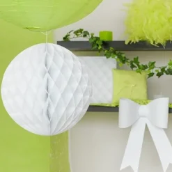 Badaboum Boule En Papier Alveole Bleu Marine 30Cm