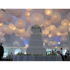 Badaboum Boule En Papier Lampion Bleu Marine 50 Cm Clearance