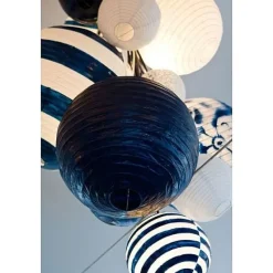 Badaboum Boule En Papier Lampion Bleu Marine 50 Cm Clearance