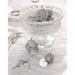 Boule En Rotin Noir X 10 Pi Ces Theme Cinema