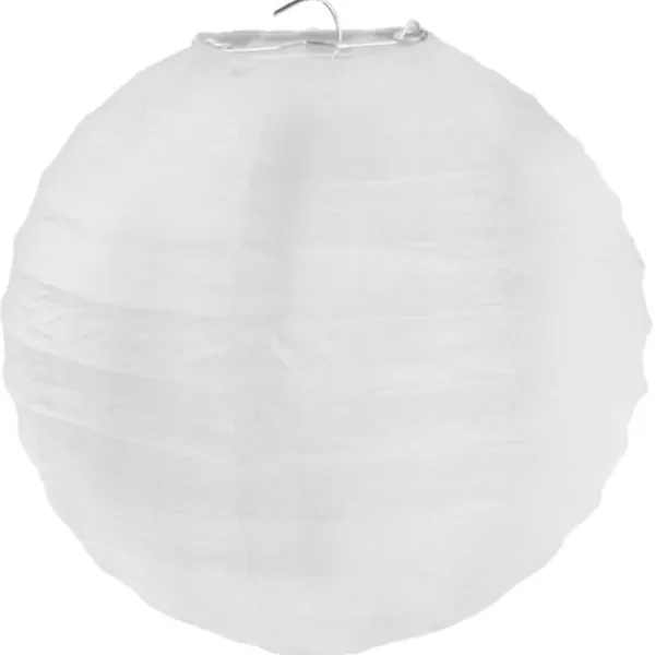 Outlet Boule Lampion En Papier 50Cm Blanc Theme Cinema
