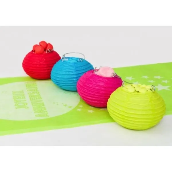 Clearance Boule Lampion En Papier 10Cm Blanc X2 Theme Cinema