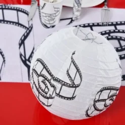 Outlet Boule Lanterne En Papier Cinema 20Cm X 2 Pi Ces Theme Cinema