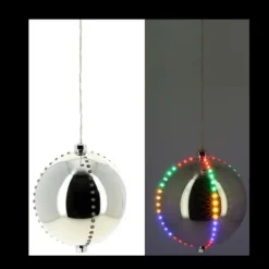 Badaboum Boule Lumineuse Digital Argent 72 Led Multicolore Outlet