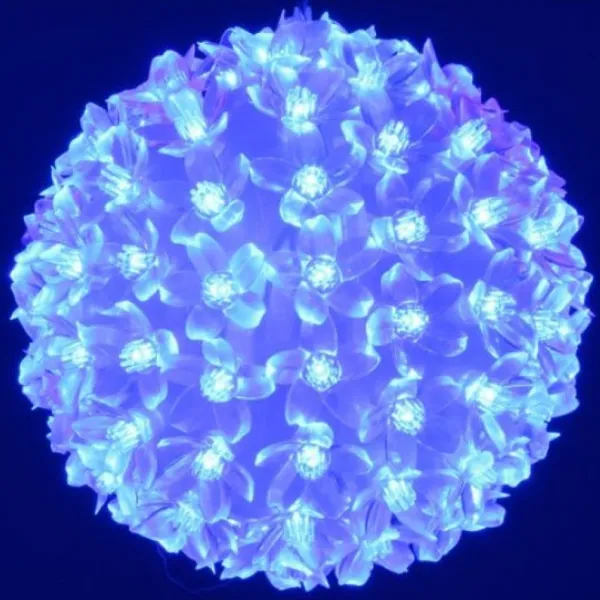 Badaboum Boule Lumineuse Extérieur Bleu 100 Led