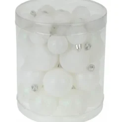 Badaboum Boules De Noel Blanche X40 Outlet