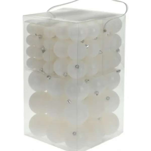 Badaboum Boules De Noel Blanches X99 Outlet