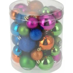 Badaboum Boules De Noel Multicolore X40 New