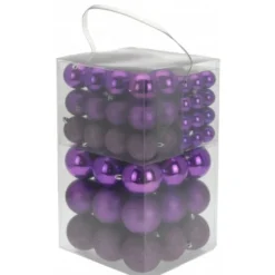 Badaboum Boules De Noel Violet X99 Discount