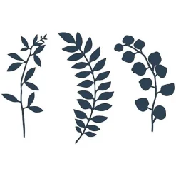 Badaboum Branche Décorative Bleu Marine X 9 Pi Ces