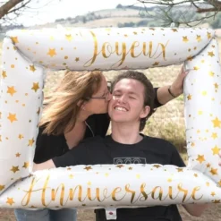 Outlet Cadre Ballon Joyeux Anniversaire M Tallis Or 124 X 110 Cm Theme Joyeux Anniversaire