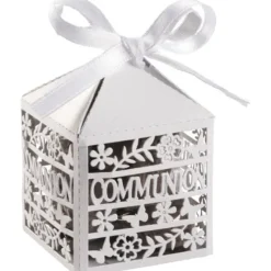 Outlet Cage A Papier Communion Blanc X 20 Pi Ces Theme Communion