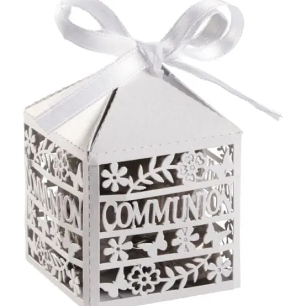 Outlet Cage A Papier Communion Blanc X 20 Pi Ces Theme Communion