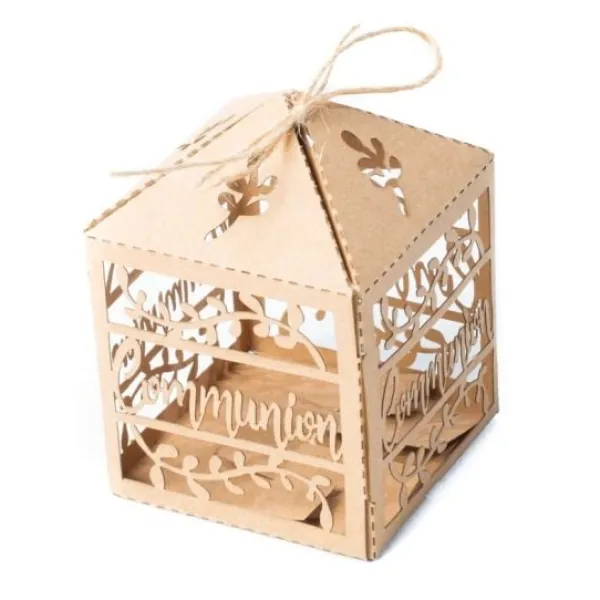 Online Cage A Papier Communion Kraft X 20 Pi Ces Theme Communion