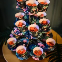 Online Cakes Cup Tropical X 25 Pi Ces Theme Joyeux Anniversaire